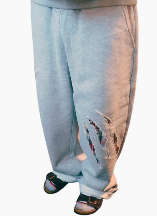 Unisex Plaid Mark Sweats